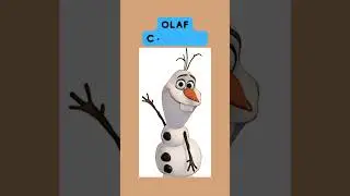 Olaf Photo vs Cartoon