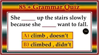 85 + Grammar Tenses Quiz | English Tense Practice Test | English Grammar Quiz | No.1 Quality English