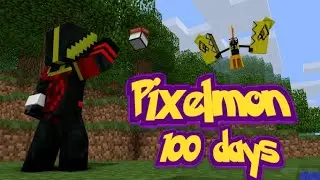 I Survived 100 Days in Minecraft Pixelmon, Here's What Happened!