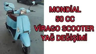 Mondial scooter YAĞ değişimi (bakımı)