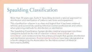 cleaning disinfection Sterilization Part 1