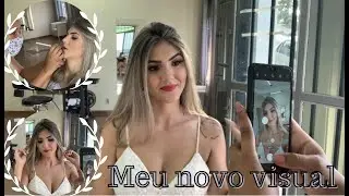 Meu novo visual- Um dia de princesa + Reação das pessoas. 👑💇🏼‍♀️