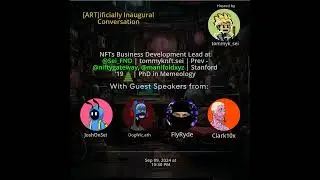 [ART]ificially Inaugural Conversation