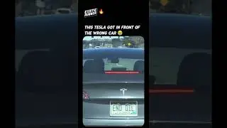 This Tesla got in front of the wrong car