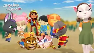 SQUID GAME FUNNY~  Tom Hero, Subway Surfer, Tag with Ryan, tom gold run, tommy, tom2, panda & Inna
