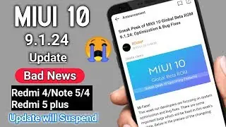 MIUI 9.1.24 update | Full Changelog preview & Full Information