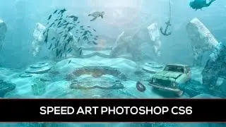 Speed Art #Photoshop CS6 - Underwater Ruins
