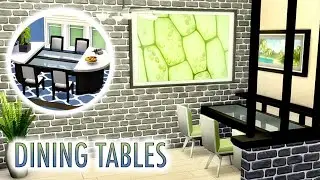 5 Dining Table Ideas / The Sims 4 Base Game / 5 Идей для Обеденного Стола / Симс 4 Базовая Игра