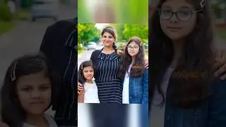 Actress Rambha With Daughter's Recent Cute Picture #shorts