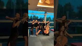 Viva La Vida on flute, 4 violins and cello 😳 #shorts #coldplay #vivalavida