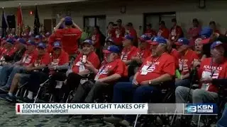 Veterans take off on 100th Honor Flight