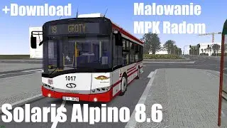 Omsi 2 - Malowanie MPK Radom - Solaris Alpino 8.6 #mpkradom