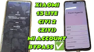 XIAOMI 13 LITE/CIVI 2 (ZIYI) MI ACCOUNT LOST MODE PERMANENT BYPASS☑️🆗NO NEED CHIPOFF ISP❎NO ADB❎