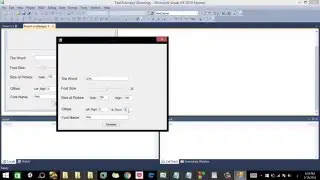 Text-to-Image Application [ C# ]