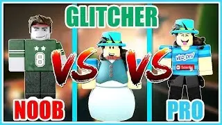 Noob vs Glitcher vs Pro (Roblox Jailbreak)!.
