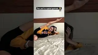 Typical gymnast life // Lera the gymnast #gymnast #flexibility #split #shorts