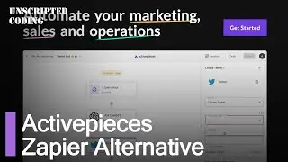 Automation - Activepieces, and open source alternative to Zapier  | Unscripted Coding