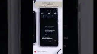 Samsung Galaxy S24 Ultra: Live Translate. A phone call in two languages. 