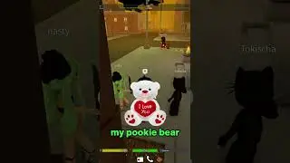Not My Pookie Bear!😣  #dahood #roblox #voicetrolling #robloxshorts