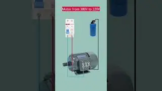 Trifaze motoru monofaze çalıştırmak