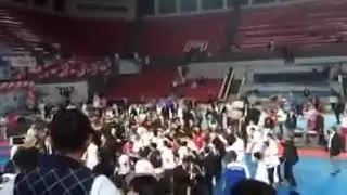 Драка арменбараны бегут от Азеров