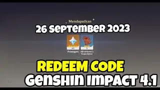 Redeem Code 60 Primogems | Genshin Impact 4.1