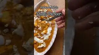 Restaurant Style Shahi paneer #thebakingfairy #shorts #food