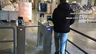 AVAX S200 TRİPOD TURNİKE & MAGIC FACE MF 857 ID YÜZ TANIMA SİSTEMİ | PERKOTEK
