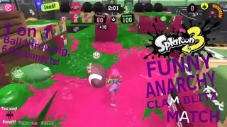Most HILARIOUS Anarchy Battle Match Ever!!! (Splatoon 3 Clam Blitz)