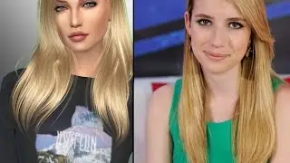 [The Sims 4] Celebrety CAS Review #11 - Emma Roberts
