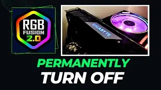 How To Turn Off RGB Fusion 2.0 - How To Control RGB Light On/Off