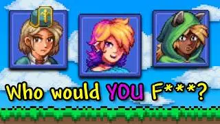 Which Terraria 1.4.5 Shimmered NPC would YOU go on a date with?