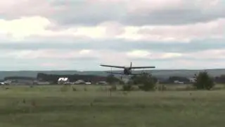 Посадка АН-2. Октябрьский.