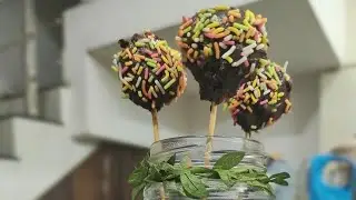 Our Little Brother making Pop Cakes for his Mom