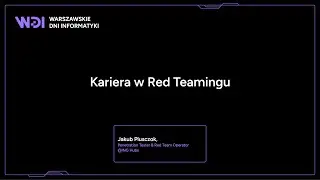 Jakub Plusczok - Kariera w Red Teamingu