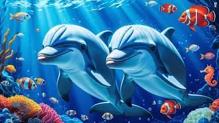 Relaxing Deep Ocean 4K Wallpaper | Live Coral Reef Background for Sleep & Meditation