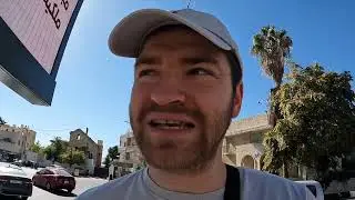 Jordania - Amman w czasie wojny w Strefie Gazy.