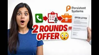 I Rejected Persistent Systems Offer | Real Python Developer Interview 