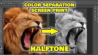 Color Separation (Halftone Process) | REUPLOADED | Photoshop Tutorial | Screen Printing |  Filipino