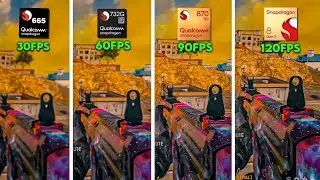 ALL SNAPDRAGON SERIES Processors Comparison IN WARZONE MOBILE... 🤯