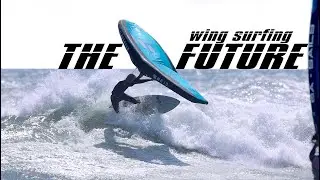 THE FUTURE  //  WING SURF WITHOUT A FOIL   -  could this be the future?