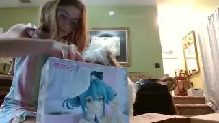 Unboxing my Hatsune Miku figure with me and Molly!!!
