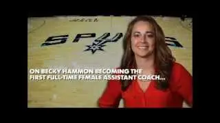 Adam Silver speaks about Becky becoming a San Antonio Spurs Assistant Coach