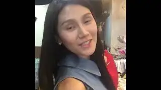 Gorgeous Thai transgender woman talking to her audience