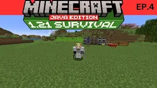 Minecraft java edition 1.21 survival ep.3 cave and diamonds!!!!!!!