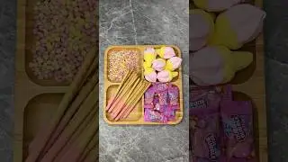 💝ASMR Pink Platter 💝 #shorts #barbie #pink