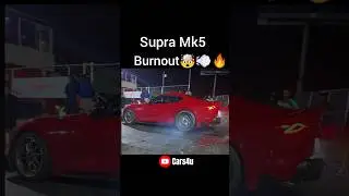 Supra Mk5 Warmup😵💨🔥#supra #supramk5 #burnout #dragrace #warmup
