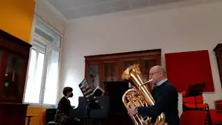 contest Wessex 2021:Romanien Dance No.2 for tuba and piano di Ionel Dumitru. professional. BritishF