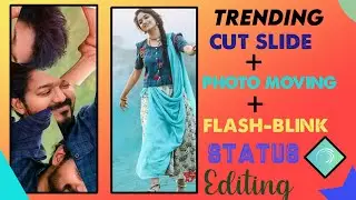 trending cut slide ,photo moving and blink full screen status editing in alightmotion||alightmotion