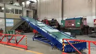 ice conveyor telescopic belt conveyor #telescopic #LLconveyor #conveyor